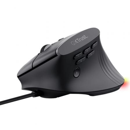 Rato Vertical Gaming Inalámbrico Trust Gaming GXT 145 Rexxa 26024/ Hasta 12800 DPI