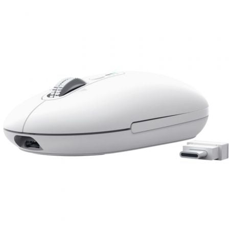 Rato Inalámbrico Trust Seron 26019/ Batería recargable/ Hasta 3200 DPI/ Branco