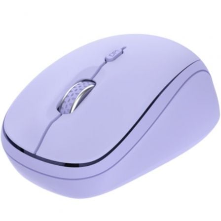 Rato Mini Inalámbrico Trust Yvi+ Multidispositivo/ Hasta 1600 DPI/ Púrpura