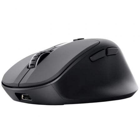 Rato Ergonómico Inalámbrico Trust Zevo 25991/ Batería recargable/ Hasta 4000 DPI/ Preto