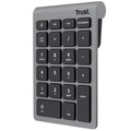 Teclado Numérico Inalámbrico Trust Xalas Wireless/ Plata