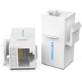 Adaptador Conector RJ45 VDD-B07-W Cat5 UTP/ RJ45 Hembra - RJ45 Hembra/ Branco