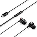 Auscultadores Intrauditivos Vention Echo Lite USB-C In-Ear/ con Micrófono/ USB Tipo-C/ Pretos