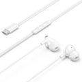 Auscultadores Intrauditivos Vention Echo Lite USB-C In-Ear/ con Micrófono/ USB Tipo-C/ Brancos