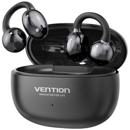 Auscultadores Bluetooth Vention Echo Clip A11 Pro con estuche de carga/ Autonomía 6h/ Preto