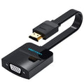 Conversor Vention 74345/ HDMI Macho/ VGA Hembra/ 15cm/ Preto