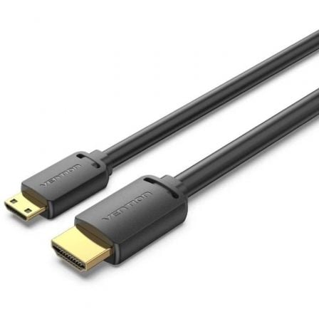 Cable HDMI 4K Vention AGHBG/ HDMI Macho - Mini HDMI Macho/ 3m/ Preto