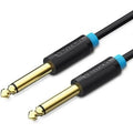 Cable Mono Vention BAABJ/ Jack 6.5 Macho - Jack 6.5 Macho/ 5m/ Preto