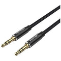 Cable Estéreo Vention BAWBG/ Jack 3.5 Macho - Jack 3.5 Macho/ 1.5m/ Preto