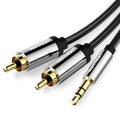 Cable Estéreo Vention BCFBG/ Jack 3.5 Macho - 2x RCA Macho/ 1.5m/ Preto