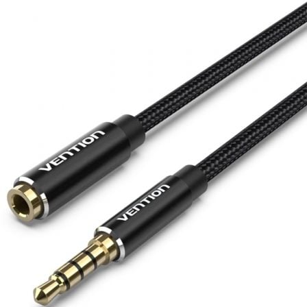 Cable Estéreo Vention BHCBI/ Jack 3.5 Macho - Jack 3.5 Hembra/ 3m/ Preto