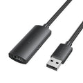 Cable Alargador USB 2.0 Vention CBKBJ/ USB Macho - USB Hembra/ 480Mbps/ 5m/ Preto