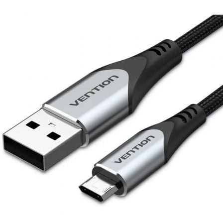 Cable USB 2.0 Vention COCHD/ USB Macho - MicroUSB Macho/ 480Mbps/ 50cm/ Preto