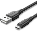 Cable USB 2.0 Vention CTIBG/ USB Macho - MicroUSB Macho/ Hasta 60W/ 480Mbps/ 1.5m/ Preto