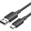 Cable USB 2.0 Tipo-C Vention CTQBH/ USB Tipo-C Macho - USB Macho/ Hasta 60W/ 480Mbps/ 2m/ Preto