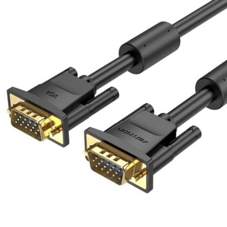 Cable SVGA Vention DAEBF/ VGA Macho - VGA Macho/ 1m/ Preto