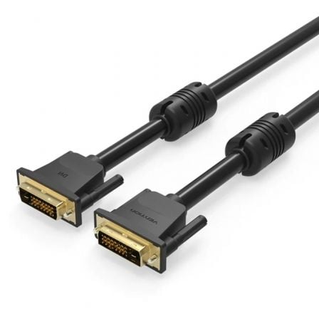 Cable DVI Vention EAABG/ DVI-D Macho - DVI-D Macho/ 1.5m/ Preto