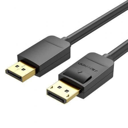 Cable DisplayPort 1.2 4K Vention HACBI/ DisplayPort Macho - DisplayPort Macho/ 3m/ Preto