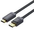 Cable Conversor Vention HAGBI/ DisplayPort Macho - HDMI 4K Macho/ 3m/ Preto