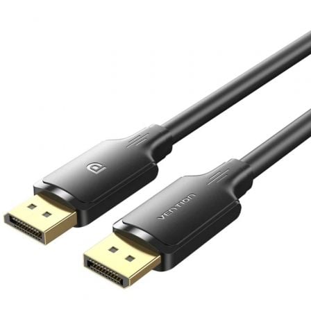 Cable Conversor Vention HAKBH/ DisplayPort Macho - DisplayPort 4K Macho/ 2m/ Preto