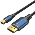 Cable Conversor DisplayPort 1.4 8K Vention HCFLH/ DisplayPort Macho - Mini DisplayPort Macho/ 2m/ Preto y Azul