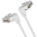 Cable de Red RJ45 UTP Vention IBOWG Cat.6A/ 1.5m/ Cabeza Rotatoria 360º/ Branco
