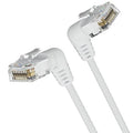 Cable de Red RJ45 UTP Vention IBOWI Cat.6A/ 3m/ Cabeza Rotatoria 360º/ Branco