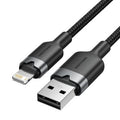 Cable USB Lightning Vention LANBH/ USB Macho - Lightning Macho/ 480Mbps/ 2m/ Preto