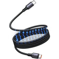 Cable Magnético USB 2.0 Tipo-C 5A Vention TSABF/ USB Tipo-C Macho - USB Tipo-C Macho/ Hasta 240W/ 480Mbps/ 1m/ Preto