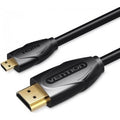 Cable HDMI Vention VAA-D03-B150/ HDMI Macho - Micro HDMI Macho/ 1.5m/ Preto