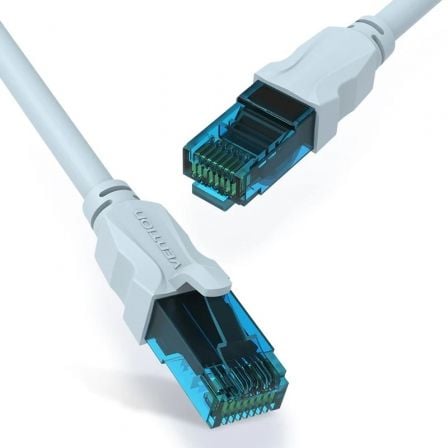 Cable de Red RJ45 UTP Vention VAP-A10-S500 Cat.5e/ 5m/ Azul y Preto