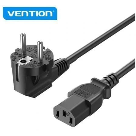 Cable de Alimentación Vention ZCJBAC/ IEC C13 Hembra - CEE7 Macho/ 1.8m/ Preto
