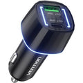 Carregador de Coche Vention FFRB0/ 1xUSB-Tipo C/ 1xUSB/ 48W