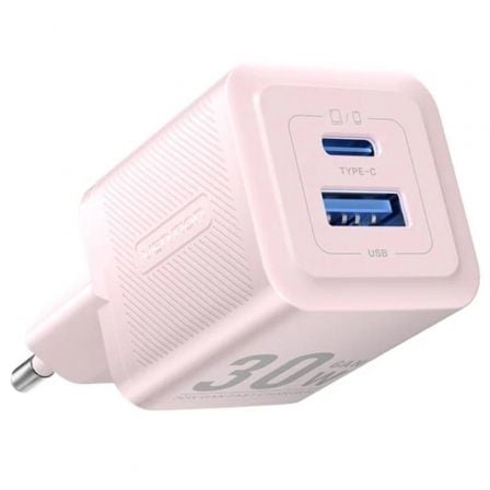Carregador de Pared GaN Vention FEQP0-EU/ 1xUSB Tipo-C/ 1xUSB/ 30W