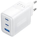 Carregador de Pared GaN Vention FERW0-EU/ 2xUSB Tipo-C/ 1xUSB/ 65W