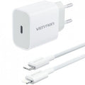 Carregador de Pared Vention G17W0-EU/ 1xUSB Tipo-C + Cable Lightning/ 20W