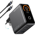 Carregador de Pared GaN Vention TZ-FCOH0-EU/ 3xUSB Tipo-C + Cable USB Tipo-C/ 1xUSB/ 140W