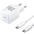 Carregador de Pared GaN Vention TZ-FEPW0-EU-01/ 1xUSB Tipo-C + Cable USB Tipo-C/ 20W