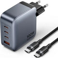 Carregador de Pared GaN Vention TZ-FETH0-EU/ 3xUSB Tipo-C/ 1xUSB/ 100W
