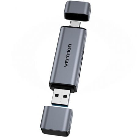 Lector de Tarjetas Externo Vention CLLH0/ USB 3.0/ USB Tipo-C