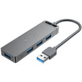 Hub USB 3.0 Vention CHLHB/ 4xUSB/ 1xMicroUSB PD/ Gris
