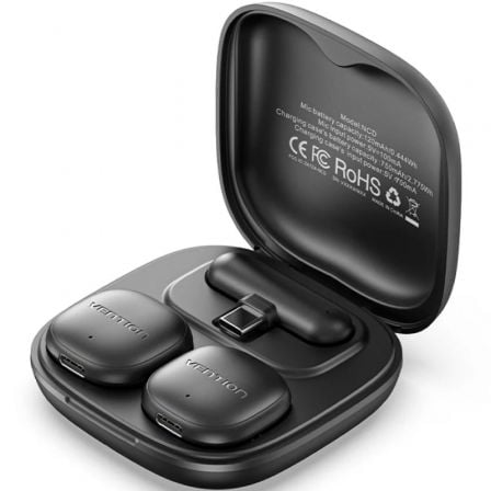 Micrófono Inalámbrico con Clip Vention Lavalier NCDB0/ USB Tipo-C/ Lightning/ Incluye Receptor/ 2 unidades