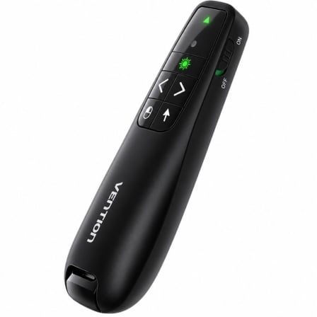 Presentador Inalámbrico Vention KQPB0-GL/ 2.4GHz/ Preto