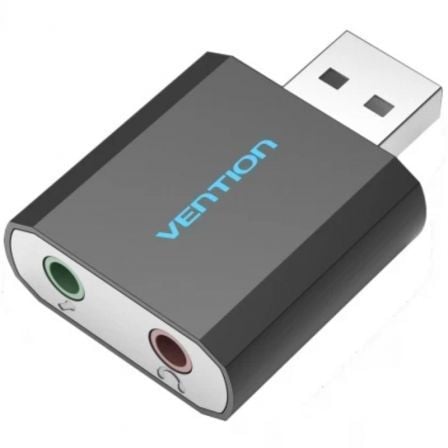 Tarjeta de Sonido Vention VAB-S17-B/ 2.1/ Preto