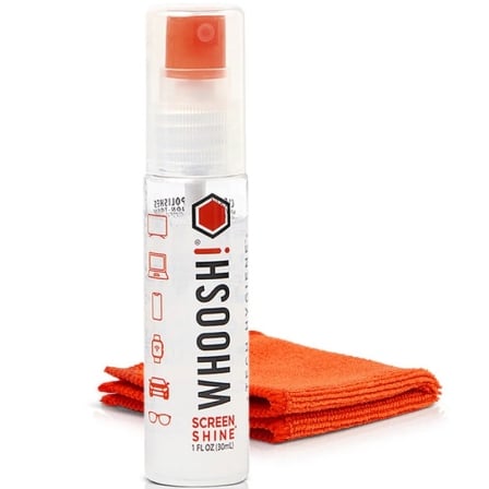 Kit Limpiador de Ecrãs Whoosh Kit Go WSH002/ Spray 30ml + Paño Microfibra