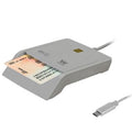 Lector de DNI y Tarjetas Woxter PE26-198/ USB Tipo-C/ Branco