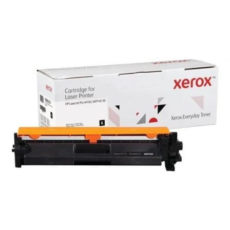 Tóner compatible Xerox 006R03637 compatible con HP CF217A/ 1600 páginas/ Preto