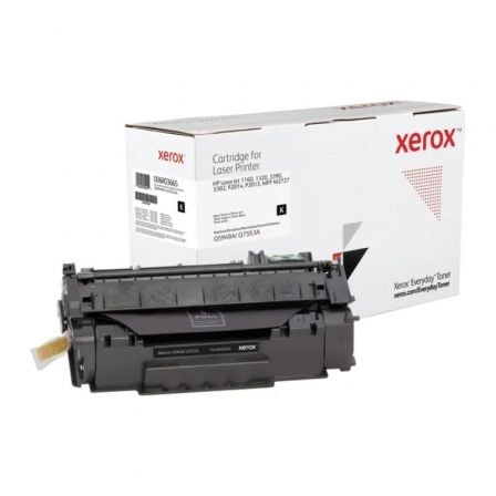 Tóner compatible Xerox 006R03665 compatible con HP Q5949A/Q7553A/ 3000 páginas/ Preto