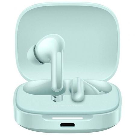 Auscultadores Bluetooth Xiaomi Redmi Buds 6 con estuche de carga/ Autonomía 10h/ Verdes