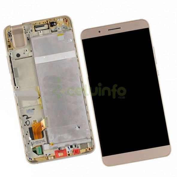 VR Parts | Ecrã Completo com aro cor dourada para Huawei Honor 7i
